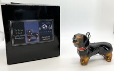 Joy To the World Collectibles Black Dachshund w/Red Collar The Pet Set Ornament 
