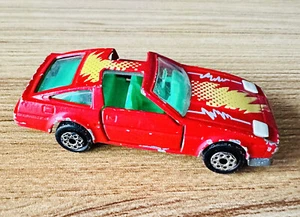 Majorette Nissan 300ZX Turbo Vintage No. 214 France Movers ZX 300 Red JDM Car - Picture 1 of 7