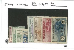FRANCE SCOTT B12-19 - MNH SEMI POSTAL STAMPS 1917 1919 CATALOG $290.00 LOT 3031 - Picture 1 of 1
