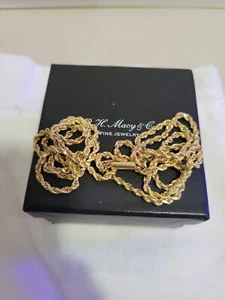 14K Gold Seilkette 15,28 Gramm 30 Zoll - Bild 1 von 9