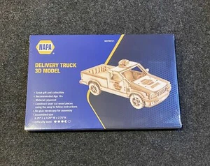 Napa Auto Parts Truck Model 3D Wood Collectable - Picture 1 of 4