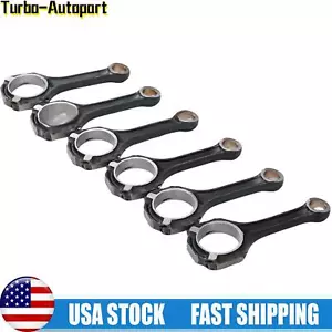 6Pcs Connecting Rod For Mercedes-Benz ML350 W204 W212 W166 C218 R231 M276 3.5L - Foto 1 di 6