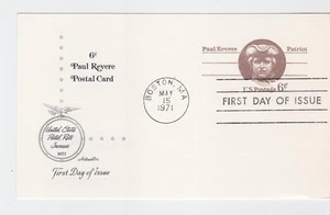 TurtlesTradingPost- Paul Revere 1971 FDC #UX58 Postal Card - Artmaster Cachet - Picture 1 of 1