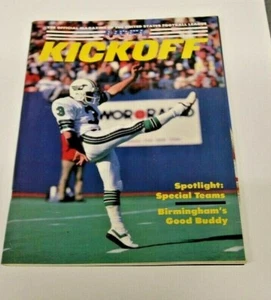 USFL KICKOFF NEW JERSEY GENERALS VS MEMPHIS SHOWBOATS PROGRAM 1984 NICE CONDITIO - Picture 1 of 6