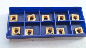 10 Stellram carbide inserts SCMT 09T308 E-73 NL30 (SCMT09T308 steels & stainless - Picture 1 of 2