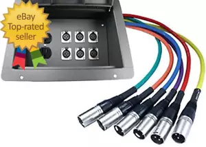 Box da Incasso Pro Audio Stage con Connessioni Elettriche 110V e XLR - Foto 1 di 4