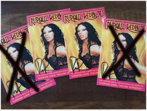 RuPaul Ru Paul - 1 Autographed Signed Official Promotional Postcard Drag Race - Picture 1 of 2