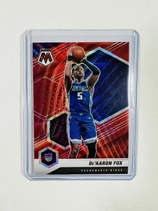 De'Aaron Fox 2020-21 Panini Mosaic Asia TMALL #168 Red Wave Prizm Kings SSP - Picture 1 of 2