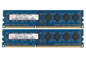 4GB Hynix 2X 2GB 2Rx8 DDR3 1333MHZ PC3-10600U 240Pin DIMM Desktop Memory RAM·CL9 - Picture 1 of 6
