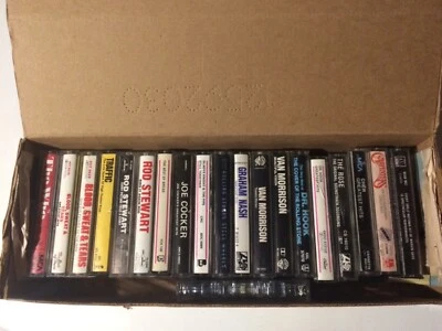20Cassette Box-The Who,The Rolling Stones,Traffic,Joe Cocker,Rod Stewart,Dr.Hook - Image 1 of 4