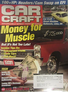Car Craft Magazine October 2004 Money for Muscle But Its not too Late! 100+ Hp - Imagen 1 de 2