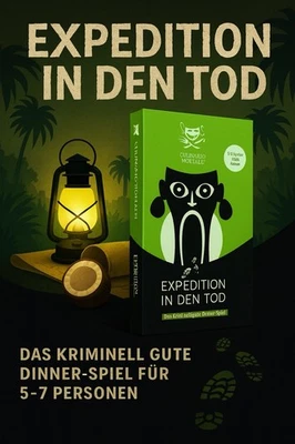 Culinario Mortale Expedition in den Tod Krimi Dinner Spiel 5 bis 7 Personen