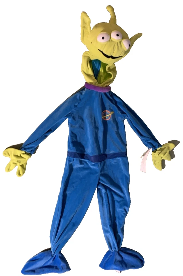 Disney Store Toy Story Pizza Planet Alien Disfraz Juvenil Talla Pequeña 6 Pixar De Colección Nuevo Con Etiquetas Foto 1 de 4