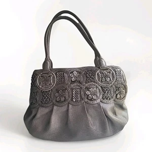 Brighton NALA Circle Of Life Masterpiece Collection Pewter Grey Silver Bag Purse - Picture 1 of 16