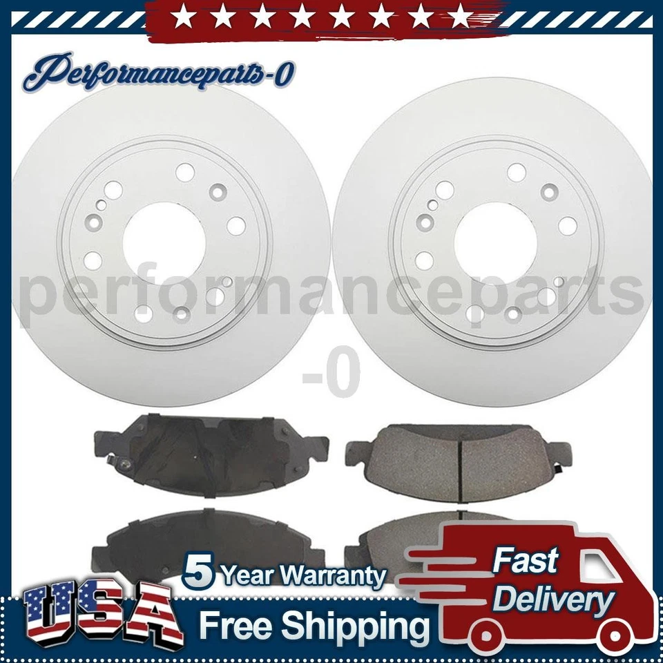 Front Disc Brake Pad Set Disc Brake Rotor for Chevrolet Silverado 1500 2006-2019 - Image 1 of 4