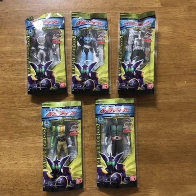 Soft Vinyl Hero Kamen Rider Strongest Rider Gathering Edition Bandai 5-Piece Set - Image 1 of 3