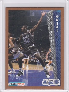 1992 Fleer Basketball Karte #401 Shaquille O'Neal Rookie Orlando Magic - NMt-Mt - Bild 1 von 2