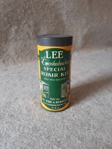 Vintage Rubber Repair Kit Can Lee of Conshohocken PA Lee Tire & Rubber Company - Picture 1 of 11