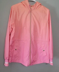 Isaac Mizrahi Live! Soho Ombre Anorak Jacket Pink Orange Peach XS X-Small NWOT  - Picture 1 of 16