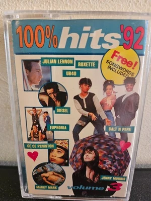100% HITS VOLUME 3 Various Artists 1992 CASSETTE TAPE POP ROCK RICHARD MARX OMD - Image 1 of 4