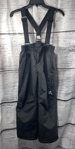 Gerry Youth Kids Snow Pants Ski Winter Overalls Size Medium 10/12 Black Warm - Picture 1 of 6