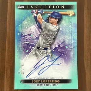 2024 Topps Inception Joey Loperfido RC Auto /75 On Card Toronto Blue Jays Rookie - Picture 1 of 2