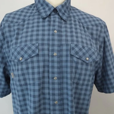 GameGuard Outdoors Western Pearl Snap Vented Fishing Shirt Men's XL 1061 - Image 1 of 4