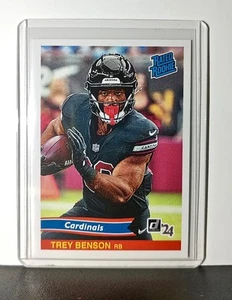 Trey Benson Rookie 2024 Panini Rated Rookie Retro NFL #12 Card Cardinals 1 of 89 - Bild 1 von 2