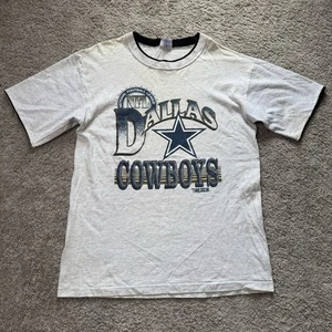 Camiseta De Colección Años 90 Dallas Cowboys Grande Hecha en EE. UU. Para Hombres Grande Trench Ultra - Imagen 1 de 7
