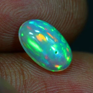 1.20 Cts_Extreme Fire_100 % Natural Unheated Multi-Color 3D Flash Welo Opal - Foto 1 di 3