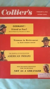 COLLIER'S MAGAZINE FEBRUARY 4, 1955, GERMANY TRUMAN CADILLAC FORD OLDS ADS VGC - Picture 1 of 8