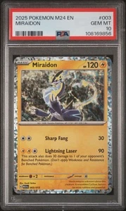 MIRAIDON - McDonald's Promo 003/015 M24 EN 2024 Happy Meal Holo Foil - PSA 10 - Imagen 1 de 2