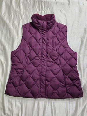 Kenneth Cole Reaction Plum Purple Down Feather Quilted Puffer Vest Size XXL - Image 1 of 4
