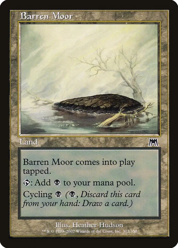 4x Barren Moor MTG NM/LP Onslaught - Image 1 of 1