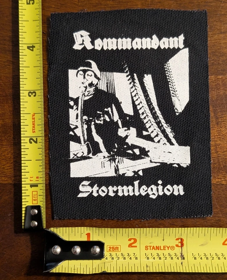 Kommandant "Stormlegion" Patch Black Metal Angelcorpse Watain Judas Iscariot - Image 1 of 1