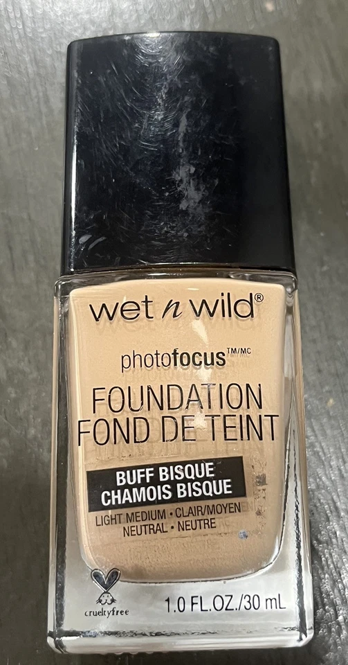 Wet N Wild Photo Focus Foundation Matte Buff Bisque 366C 1 Fl Oz *NEW* - Image 1 of 1