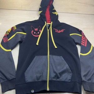 Jinx Meka Gamer Blizzard Jacket Mens Medium Hoodie I Play To Win Overwatch - Picture 1 of 18
