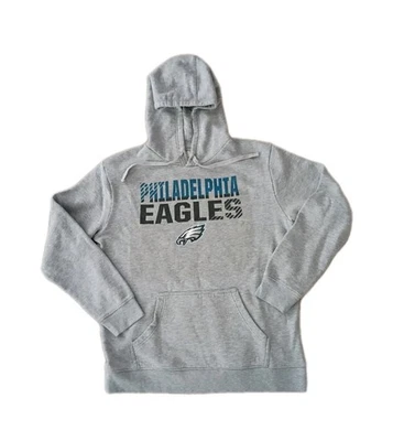 Fanatics Philadelphia Eagles 连帽衫 Heather 灰色 儿童 尺寸 L — 第 1/4 张图片