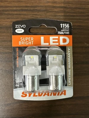 NEW Sylvania Zero Super Bright 2 Lamps LED PN: 1156 - Image 1 of 2