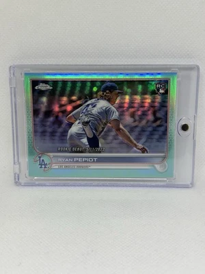 2022 Topps Chrome Update Series S/E - Rookie Debut Ryan Pepiot Blue /250 - Image 1 of 2