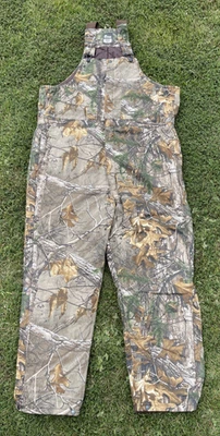 Berne Outdoor Camo Mossy Oak Insulated Coldfront Bib Overalls Mens 2XL TALL NWOT - Image 1 of 4