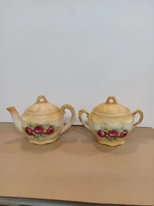 Vintage Made in Slovakia Small Teapot & Sugar Set. - Picture 1 of 3