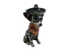 Talavera Chihuahua Folk Art Cute Dog Home Decor Mexican Pottery Multicolor 8.5"