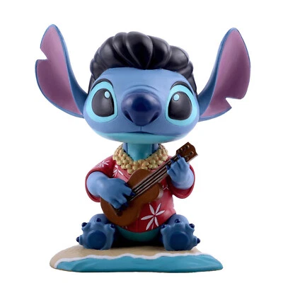 Llamador cabeza puntada de Elvis hawaiano azul Lilo and Stitch coleccionable NECA Foto 1 de 2