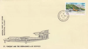 Air Service OVERPRINT St Vincent FDC 1979 (137005) - Picture 1 of 1
