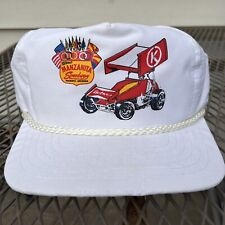 Vintage Keith Hall Manzanita Speedway Phoenix Arizona Snapback Rope Hat Cap