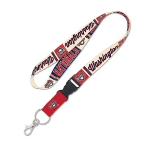WASHINGTON NATIONALS COOPERSTOWN RETRO LANYARD DETACHABLE BUCKLE NEW WINCRAFT - Picture 1 of 1