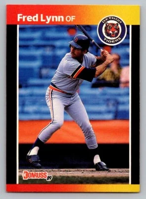 1989 Donruss - Fred Lynn #563 - Image 1 of 2