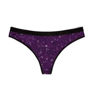 Cosmic Purple Perizoma Donna, Lingerie Stampa Spaziale, Biancheria Intima Unica, Regalo per - Foto 1 di 26