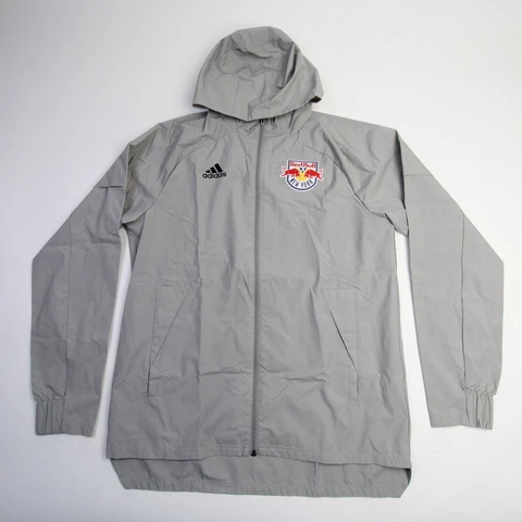 New York Red Bulls adidas Jacket Men's Gray New Cover